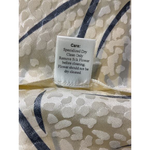 Rodarte 'Embellished' Yellow Printed Silk-Jacquard Midi Dress Size 12 - Picture 6 of 6